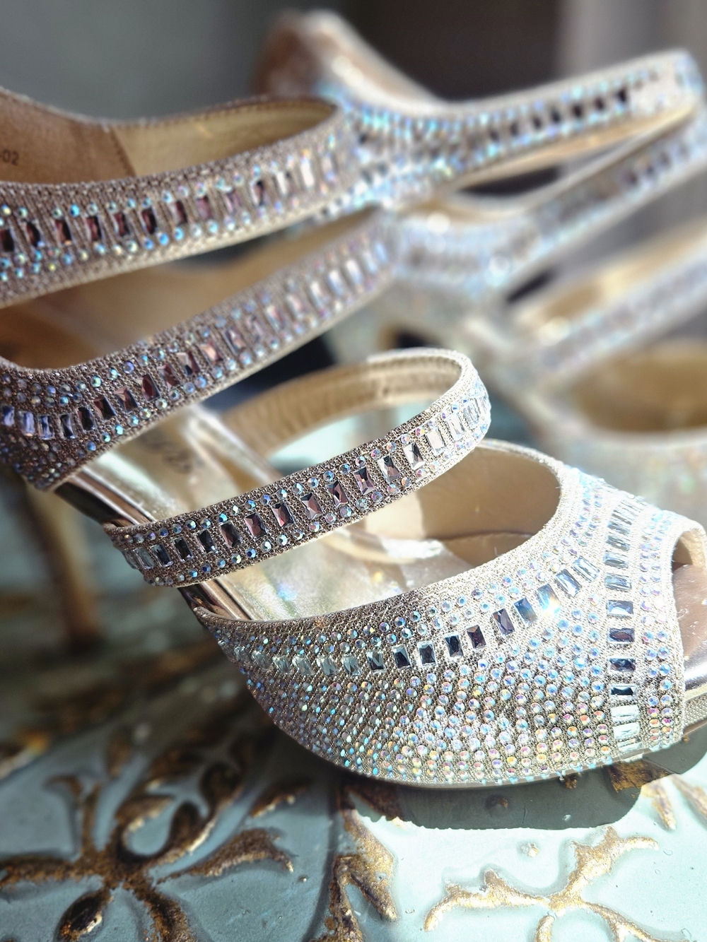 Mascote Crystal-Strap High Heels 5